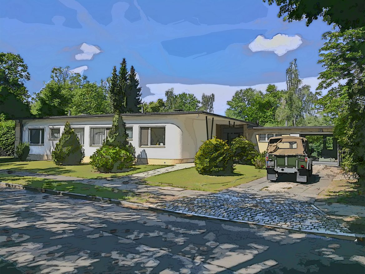 Architektur-Comic Dreipfuhlsiedlung